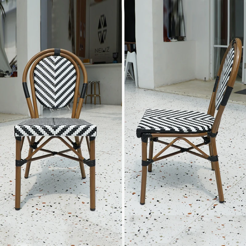 كرسي الروطان القابل للتكديس، ك - مراجعة Outdoor Furniture For Cafe وسعره