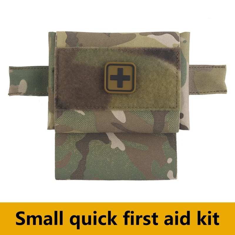 Micro Trauma Kit Outdoor Camping Vest Accessories First Aid Kit Tourniquet Hammock IFAK EDC MOLLE Waist Belt Bag 1PCS