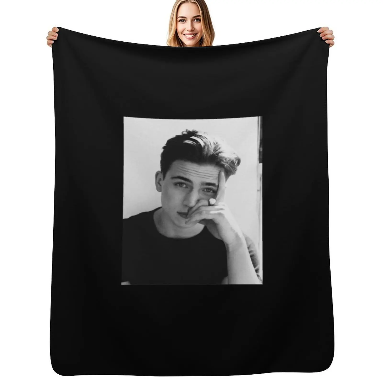 

Tanner Buchanan he's all that Netflix Cameron Throw Blanket Soft Plush Plaid For Sofa Thin Blankets For Bed Single Blankets