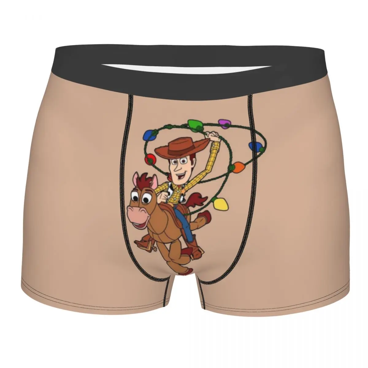 

Custom Toy Story Cartoon Underwear Men Breathable Boxer Briefs Shorts Panties Soft Underpants For Male