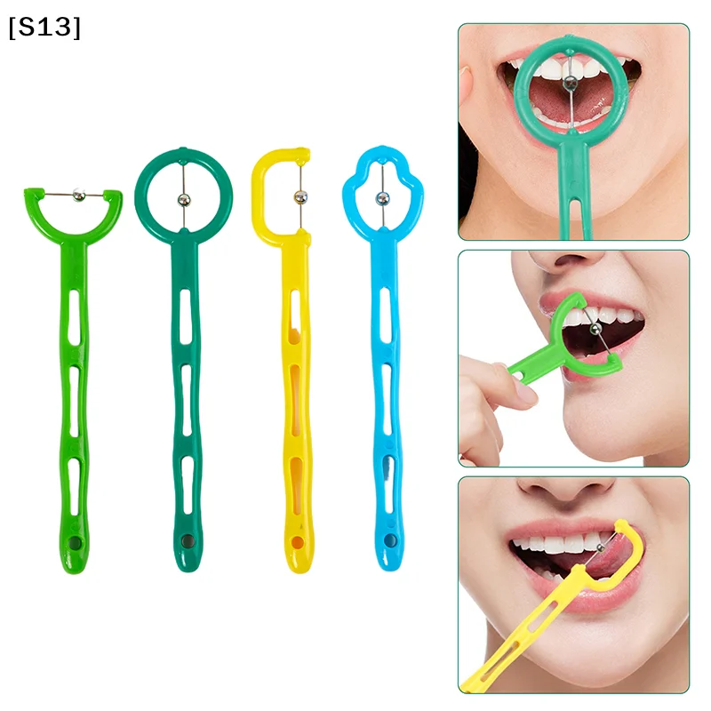 3/4PCS Kids Tongue Tip Lateralization Elevation Tool Tongue Tip Exercise Oral Muscle Training Autism Speech Therapy Talk Tool[Q]