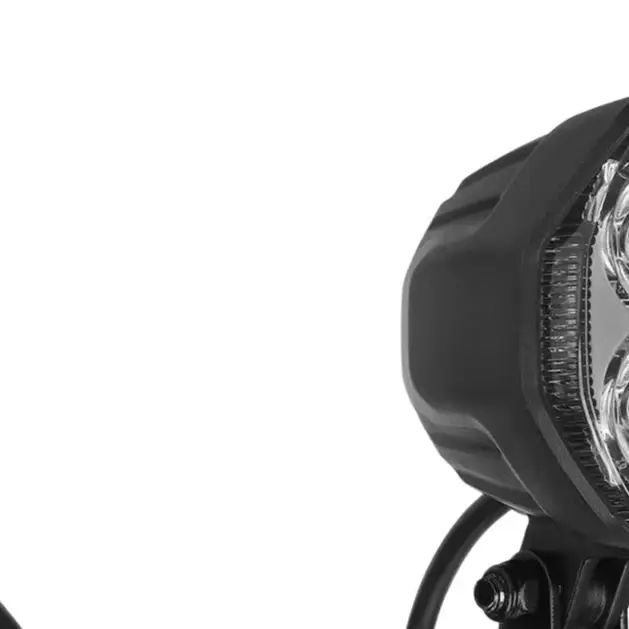 

High Brightness Waterproof Headlight Spotlight For Kukirin M4Max Electric Scooter Replacement Black ABS Lamp Outdoor Sports Part