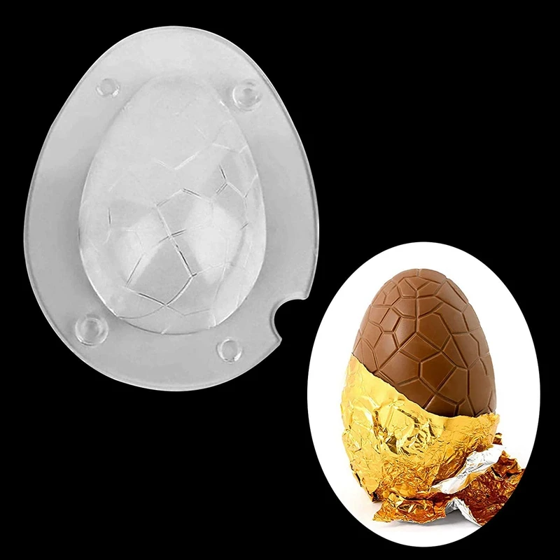 Easter Egg 3D Egg Chocolate Mold Giant Ostrich Egg Chocolate Cake Fondant Craft Decorative Mold Soap Mold