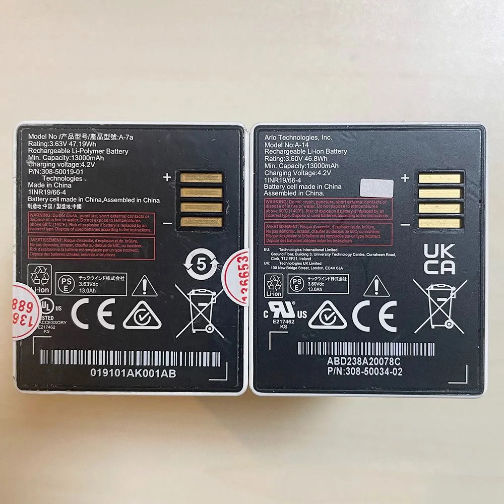 Rechargeable Battery A-7A A-14 For Arlo Pro 4 3 XL Spotlight 3 Pro3 Floodlight Ultra 2 XL
