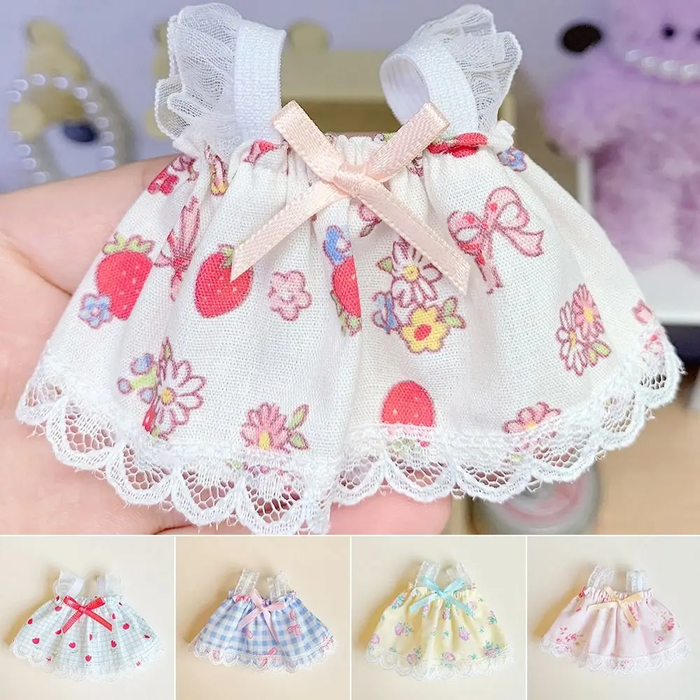 Lovely Princess Dress 10~15cm Plush Dolls Clothes Accessories Fashion Dresses Skirt Decoration for EXO Idol Dolls Accessories