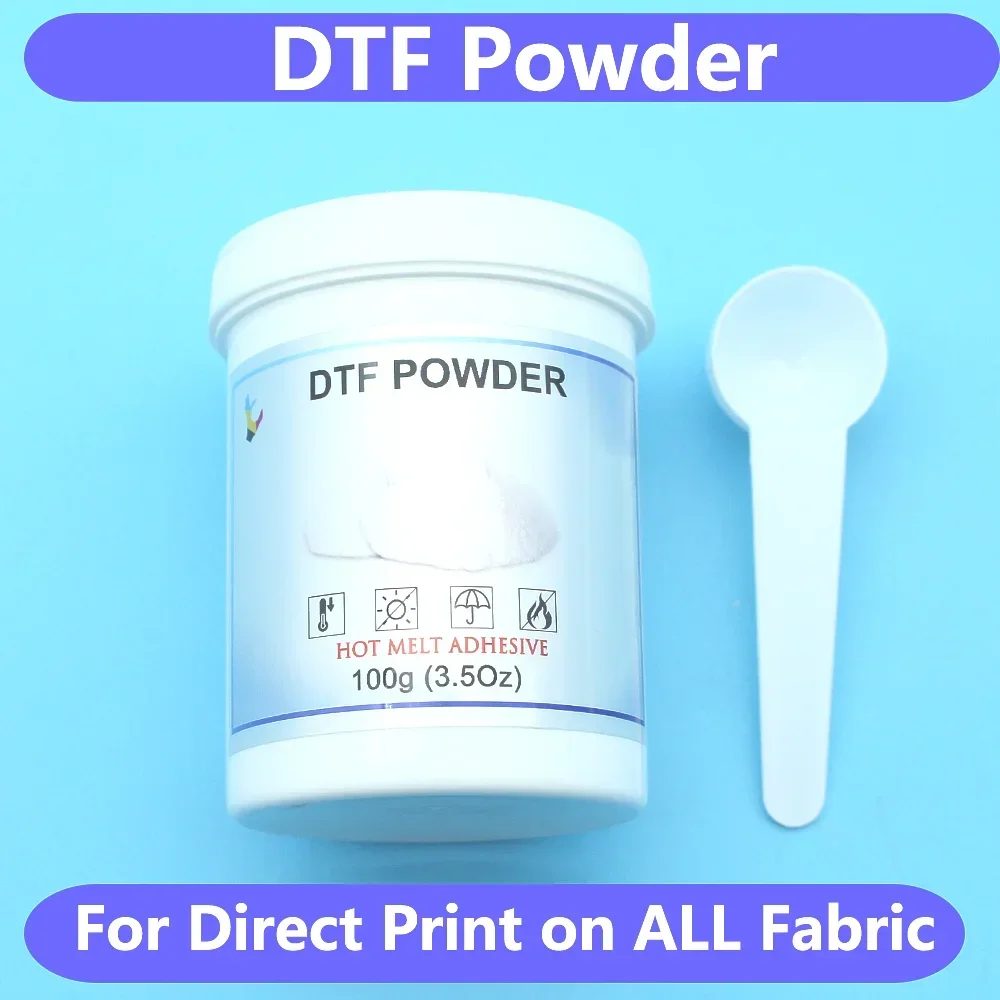 DTF Powder Hot Melt Adhesive Powder Transfer Printing TPU Glue Powder Crumb for Direct To Film Printing on All Kinds of Fabric