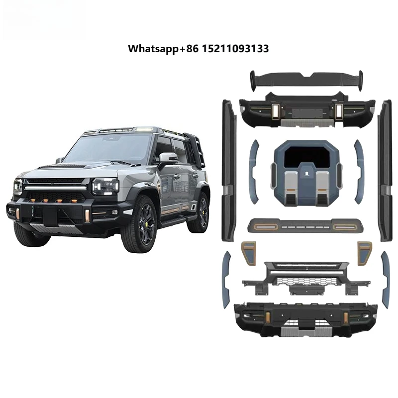 TDCMY Electric Car Body Kit Auto Exterior Parts Modidied Front Rear Bumpers Accessories for Jetour T2