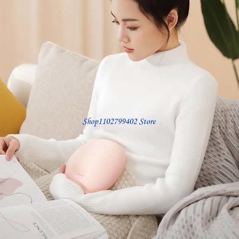 547F Cartoon Seashell Silicone Rubber Hand Warmer Hot Water Bag Injection Explosion-Proof Microwave Oven Heating