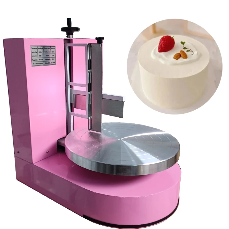 

industrial automatic decorating cake cream coating spreader frosting icing machine