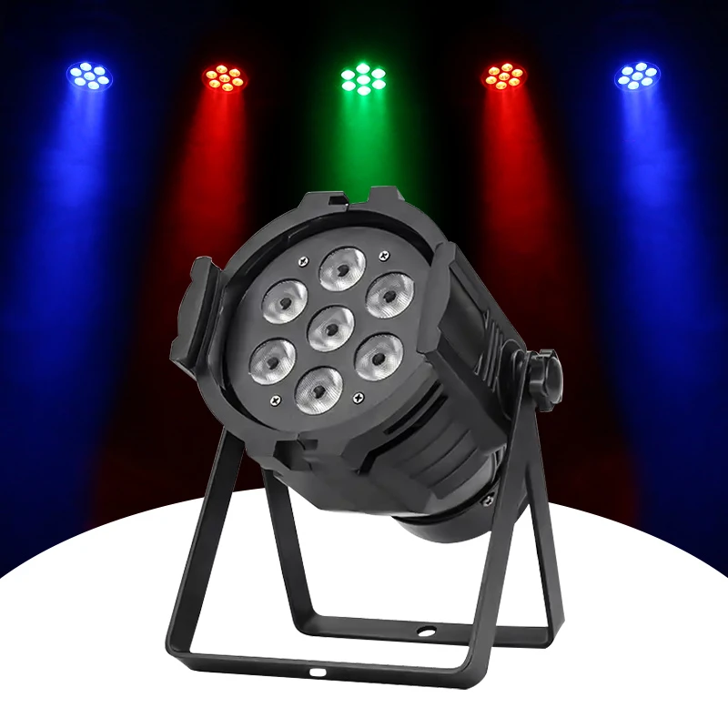 

BOTAI 7*10W DMX 512 RGBW 4 в 1 светодиодный Par Светильник для свадьбы дискотеки сценическое освещение звуковая активация DJ Par Светильник