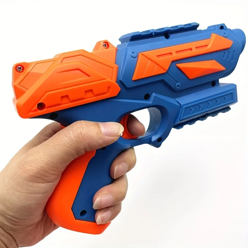New Model Eva Soft Bullet Gun Colorful Soft Toy Gun With Orange & Blue Design Foam Bullets Included Ideal For Parties Birthdays - Image 2