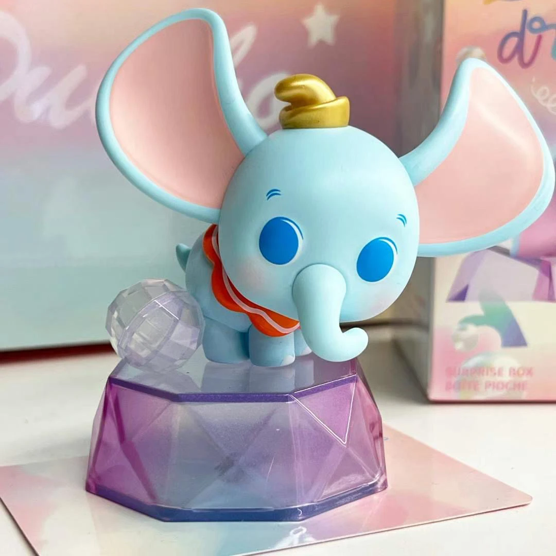 New Miniso Disney Dumbo White Day Illusion Series Model Ornament Desktop Birthday Gift Cute Doll Toy Garage Kit Collection