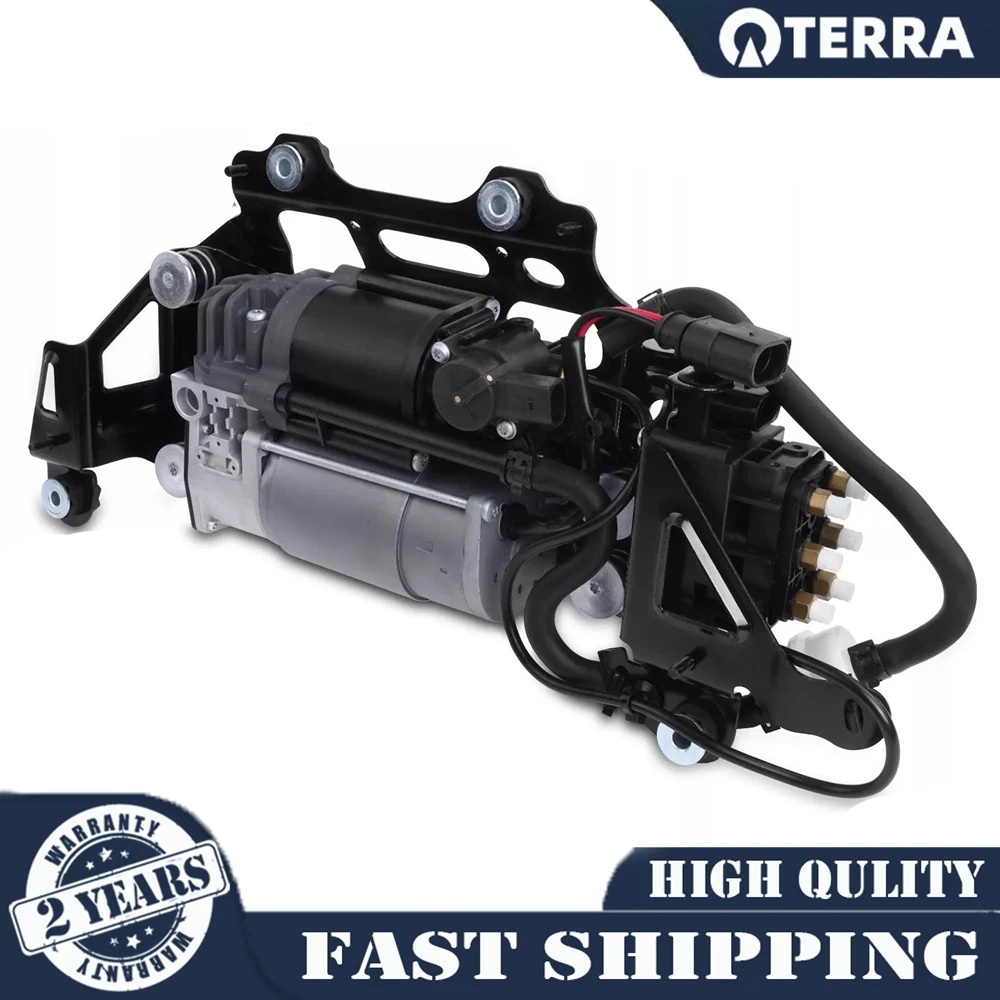 Air Suspension Compressor Pump with Bracket For 12-14 Audi A6 Bentley Mulsanne 4H0616005