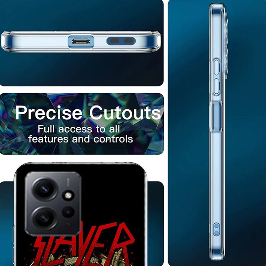 ヘビーメタルロックバンドカバー,Xiaomi Redmi 12,12c,10,10a,10c,10x,9, Prime,9a,8,8a,7,7a,6,6a,ケース用ケースk40、k30、k20プロ、tpu