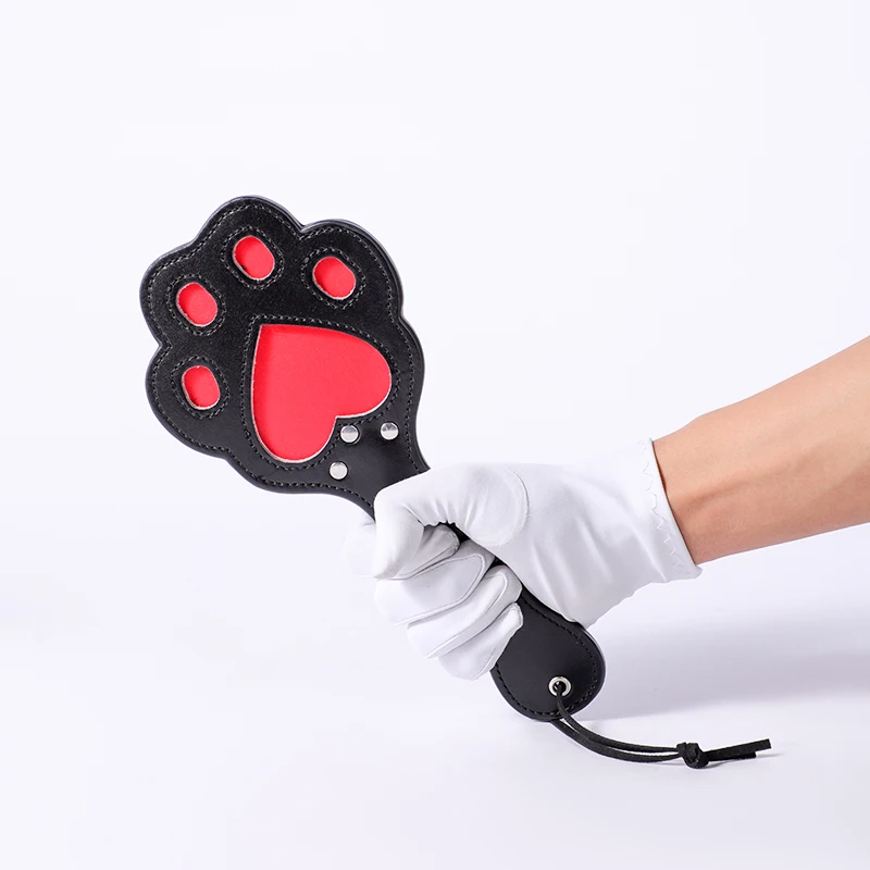 BLACKWOLF Cute BDSM Spanking Paddle Beat Cat Claw Sex Paddle Slave Kinky SM Products Bondage Whip Sex Toys for Couples Games