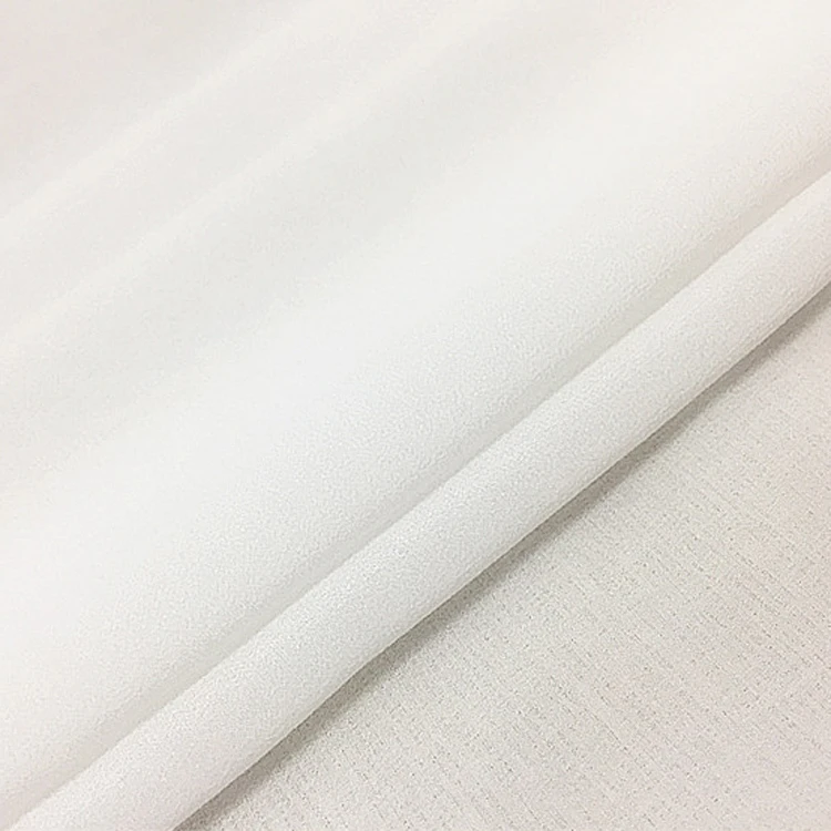 Pure white 100% silk crepe Georgette fabric silk gauze fabric very soft and thin fit for lining fabric 136cm width,SCG735