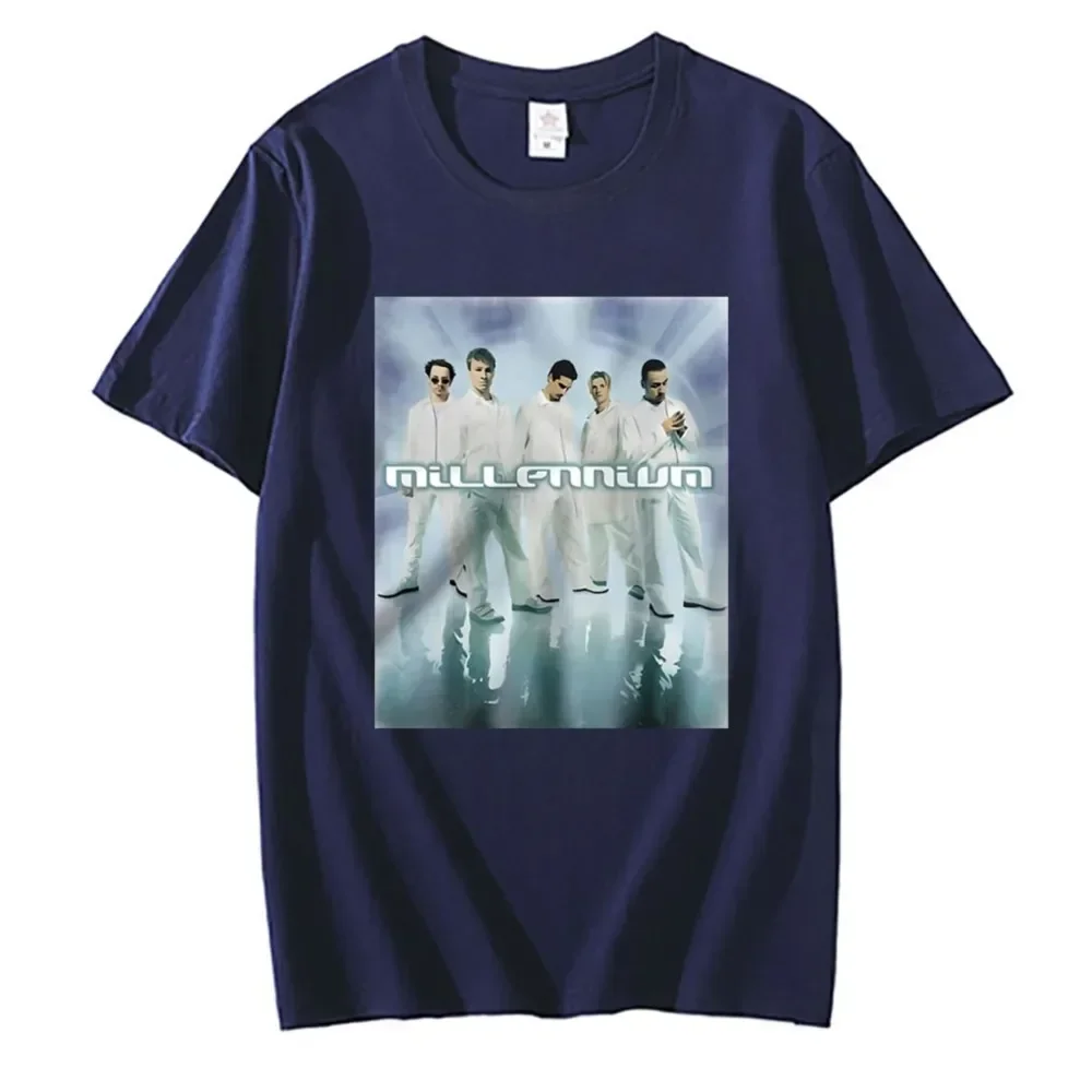 Vintage Backstreet Boys Graphic T-shirts Pop Music Boy Band Bsb Group Tshirt Men's Trend Streetwear Male Rock Oversized T Shirts