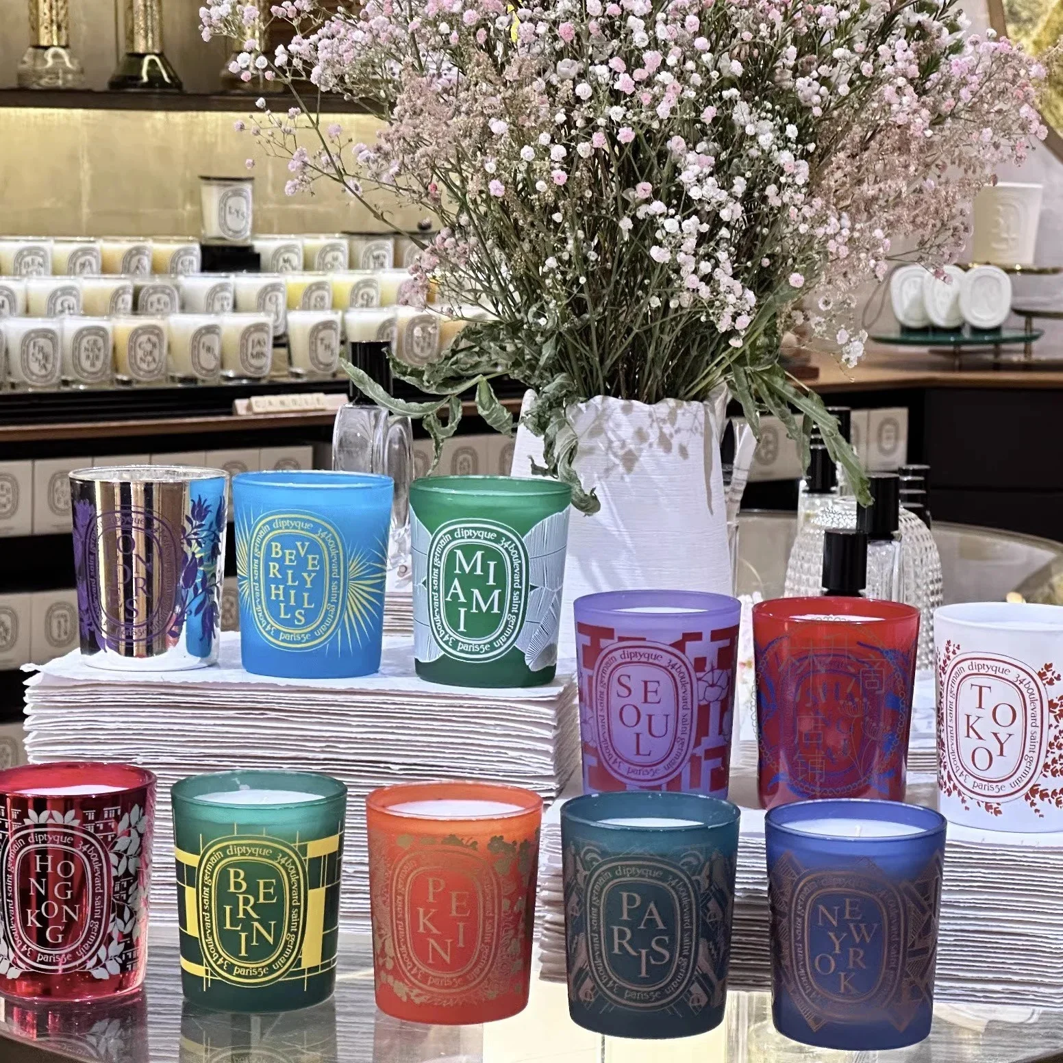 Diptyques Candles Romantic Limited City Scented Fragrance Candle Light Gift High Quality Aromatherapy Perfume Aroma Home Decor ﻿