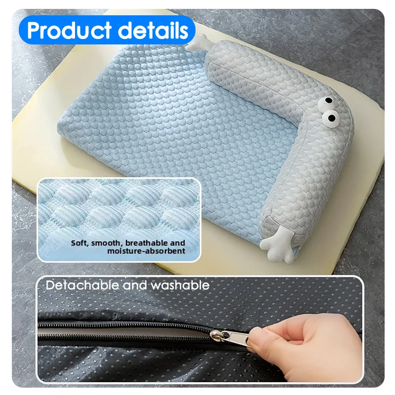 Ice Silk Cooling Orthopedic Pet Bed 4