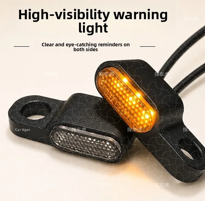 Motorcycle Rearview Mirror BSD Safety System 77GHz Radar Blind Spot Detection IP67 Motorcycle Radar Kit view 6