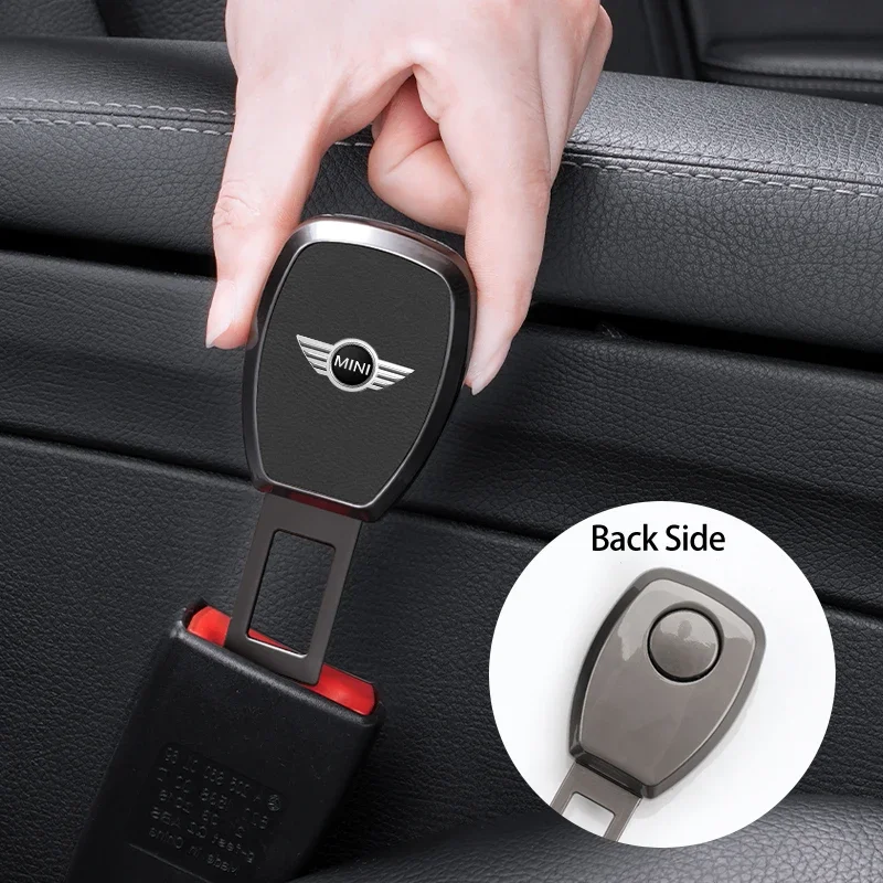 

Car Seat Belt Clip Extension Safety Lock Buckle Extender Plug For MINI Cooper One JCW Countryman Clubman Cabrio R55 R56 R53 R52