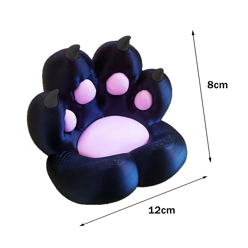 1pc Creative Cat Claw Decoration Cute Cartoon Desktop Small Ornaments Mobile Phone Holder 3D Printing Crafts