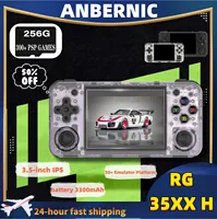 ANBERNIC RG35XX H Retro Handheld Game Console video game consoles 3.5-inch IPS Linux System Built-in 64G TF 5000+ Games Gifts