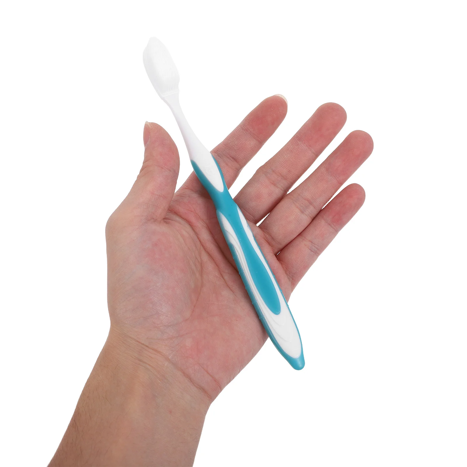 12Pcs Nano Toothbrush Soft Bristles Large Head Manual Toothbrush for Sensitive Gums Adults Portable Travel Household Use