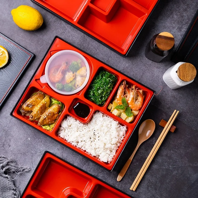 Japanese Style Business Lunch Box, Wood Grain Sushi Cooking Lunch Box, High-end Children's Lunch Box, Food Storage Container