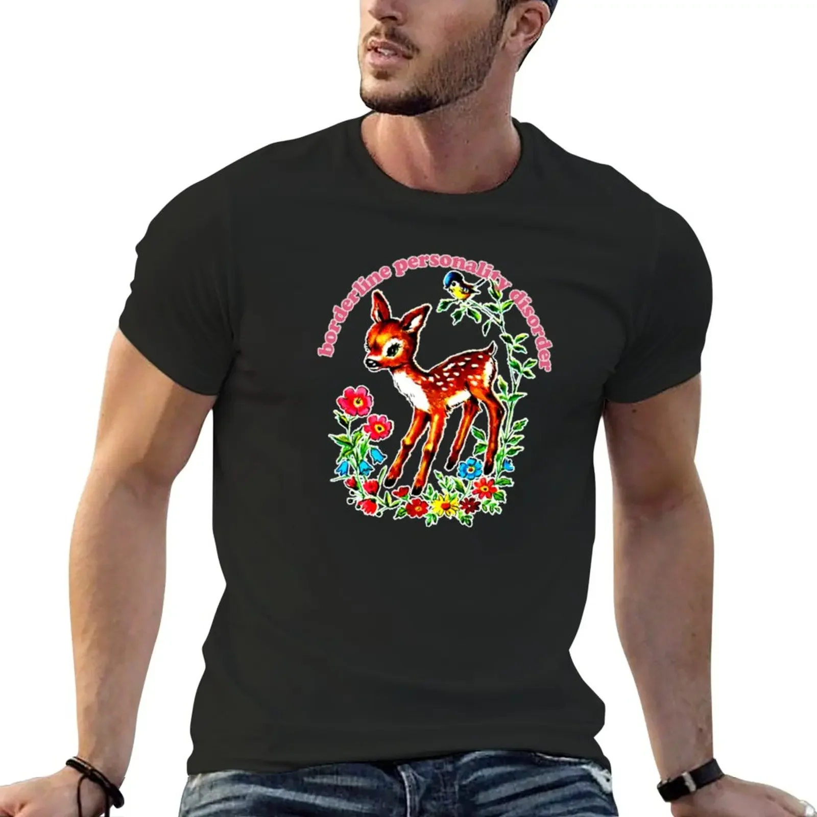 Borderline Personality Disorder T-Shirt boys animal print graphic shirts oversized graphic tee outfits for men