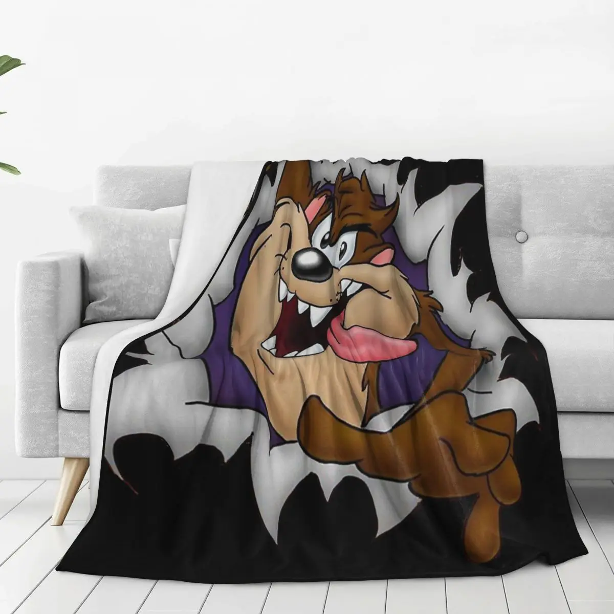 Tasmanian Devil Blankets Fleece Super Soft Sofa Throw Blankets For Couch Bedding Office Throws Bedspread Quilt