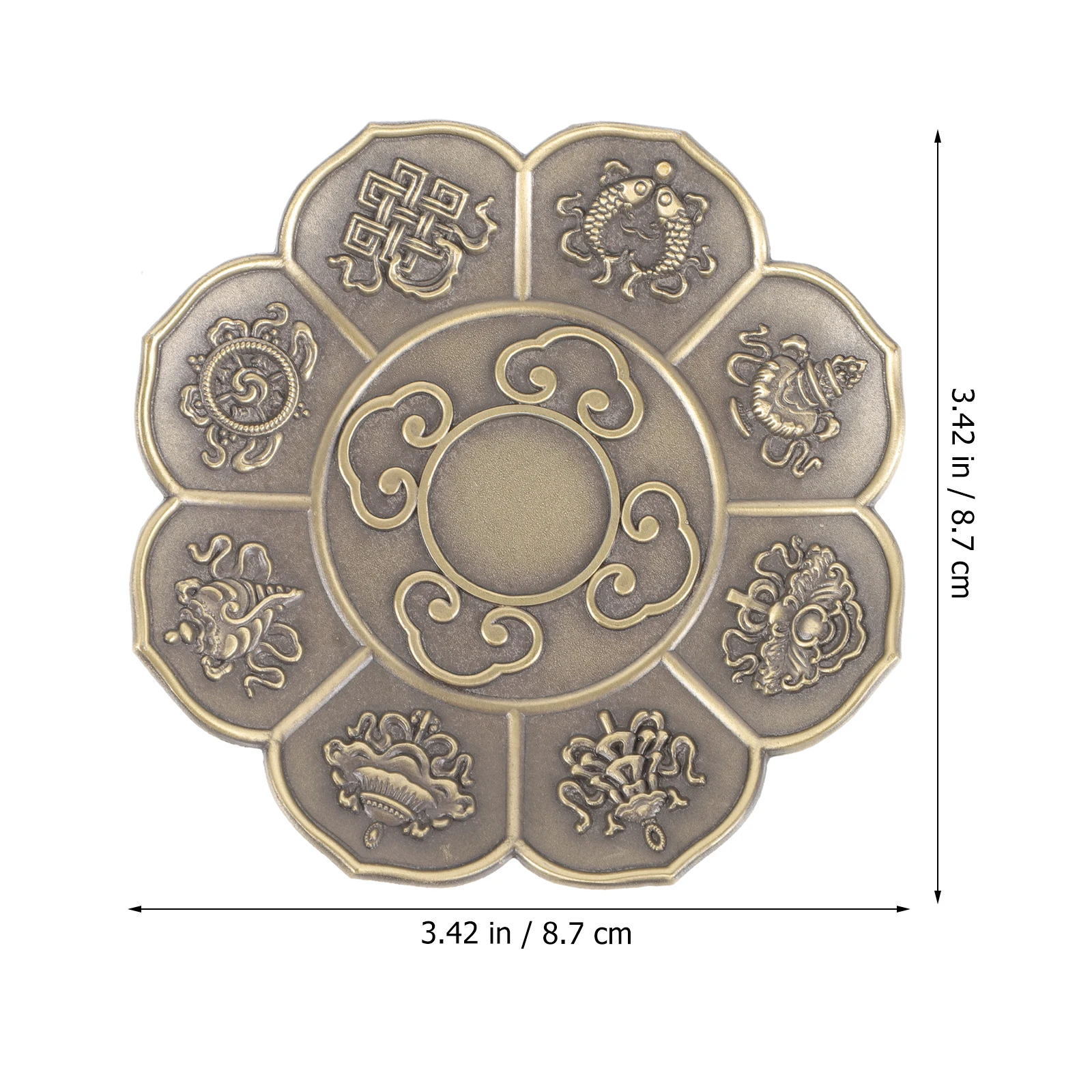 

1 Set Incense Holder Burner Creative Retro Censer Decorative Desktop Ornament Home Store Decoration Purify Material