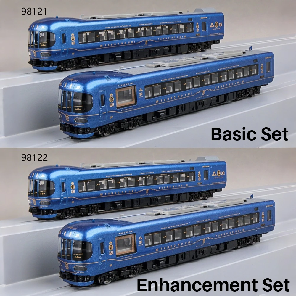 TOMIX N 1/160 Model Train Kyoto Tango Railway KTR8000 Diesel Passenger Car 98121 2 or 4 Cars Optional Train Set Boys Toy Gift
