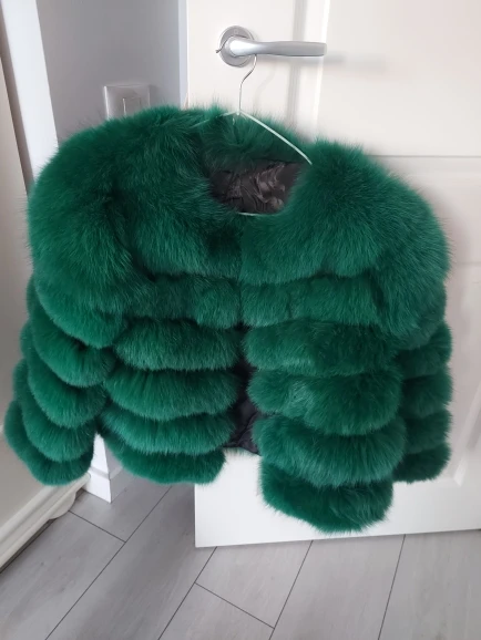 100% Natural Fur Jacket Real Fur Coat Winter Jacket Women Natural Fox Fur Luxury Fashion 50cm Short Jacket Wholesale Hot 2022