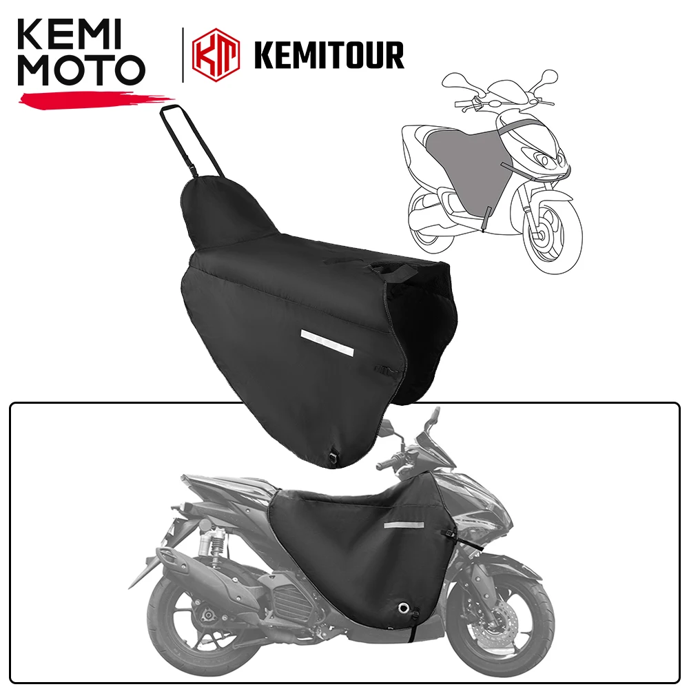 KEMITOUR Coprigambe per scooter Protezione scaldamuscoli Moto Trapunta invernale Antivento idrorepellente per Honda Per Vespa
