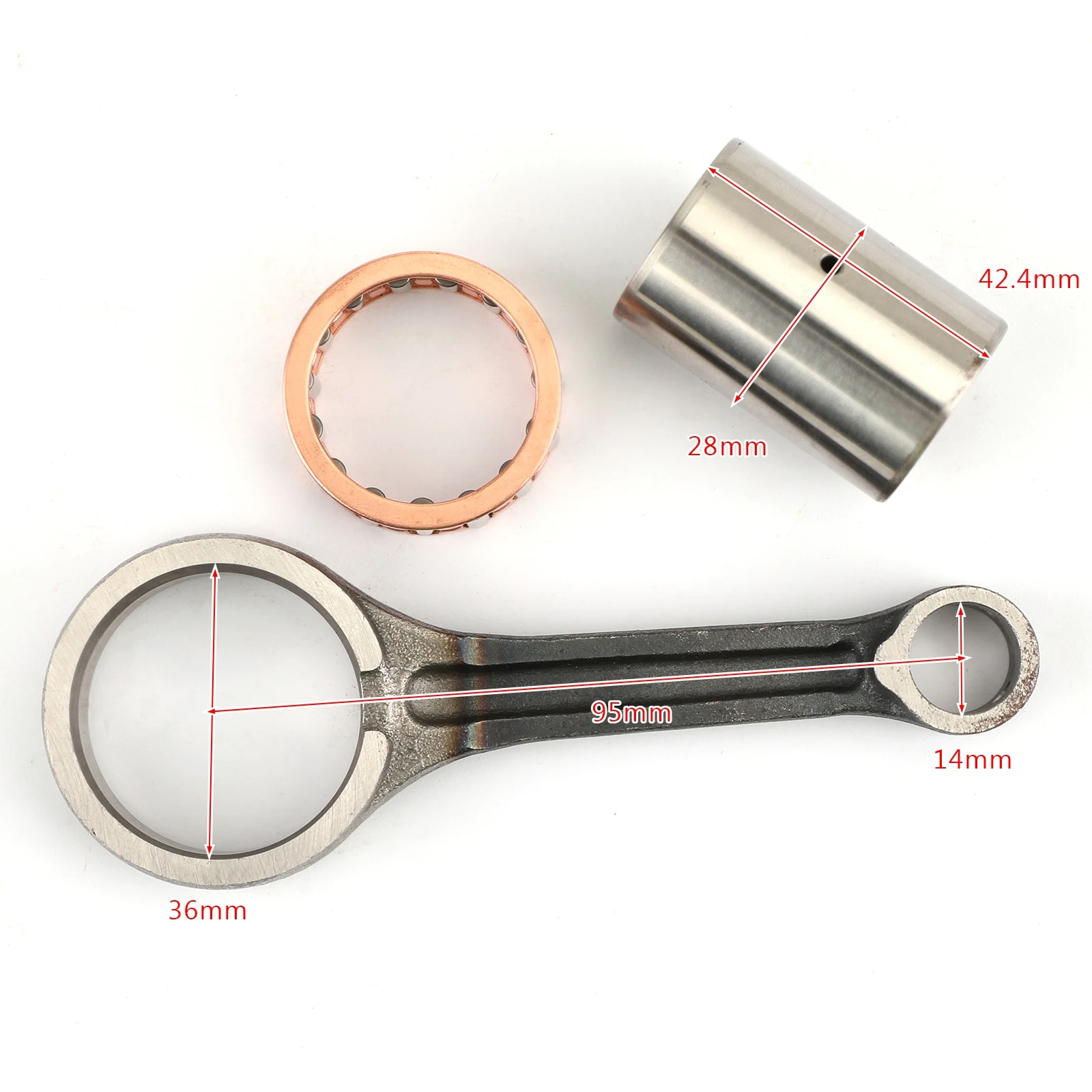 Topteng Connecting Rods Crank Kit For Honda SES125 Dylan SH125 PCX150 PCX 06381-KZY-900