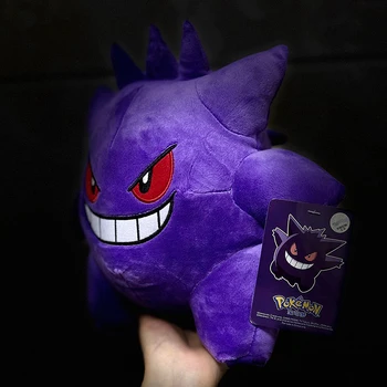 HQ Gengar Peluche Pikachu écureuil Bulbasaur Charmander Pokemon Peluche Eevee Gengar griffe Machine Peluche poupée noël enfant cadeau