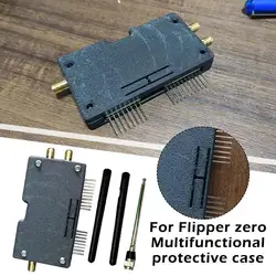 Placa de desarrollo multifunción Flipper Zero, carcasa protectora anticaída, accesorios de juego, 2024