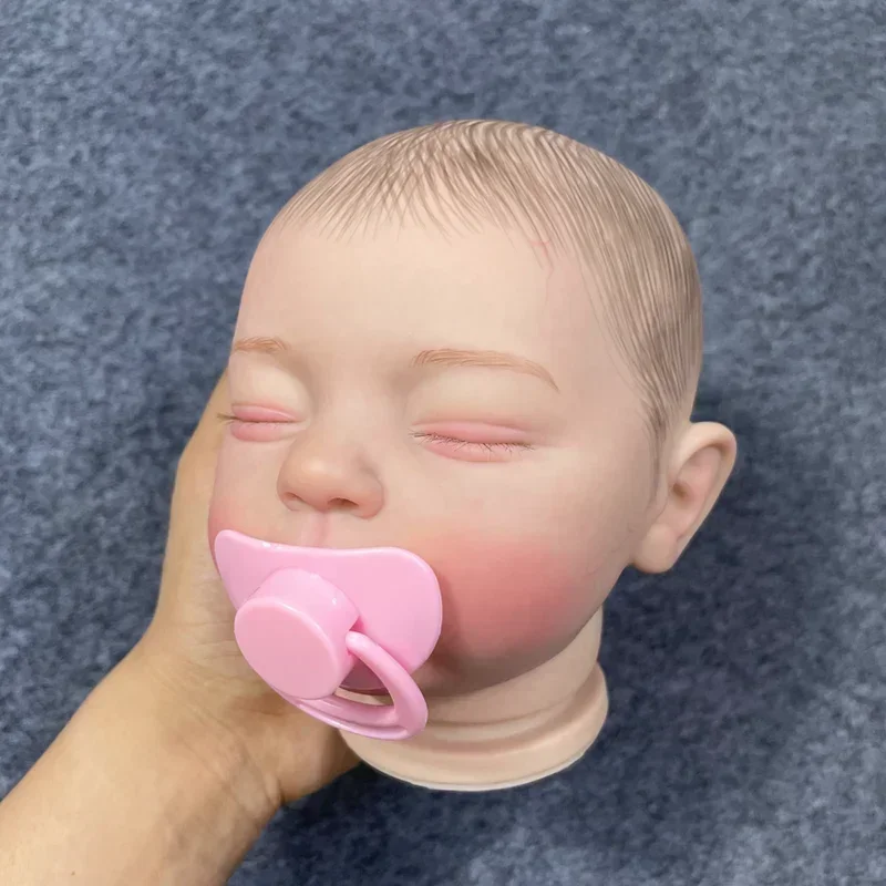 19Inch Already Painted Reborn Doll Kit Jamie Sleeping Baby 3D Skin Visible Veins Unassembled Dll Parts with Cloth Body