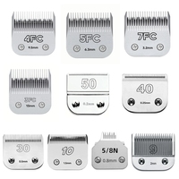 4F,5F,7F,9#,10#,30#,40# Pet Dog Cat Hair Trimmer Grooming Steel Blade For Most Andis/Oster A5 &76/Wahl KM 10 Animal Clippers