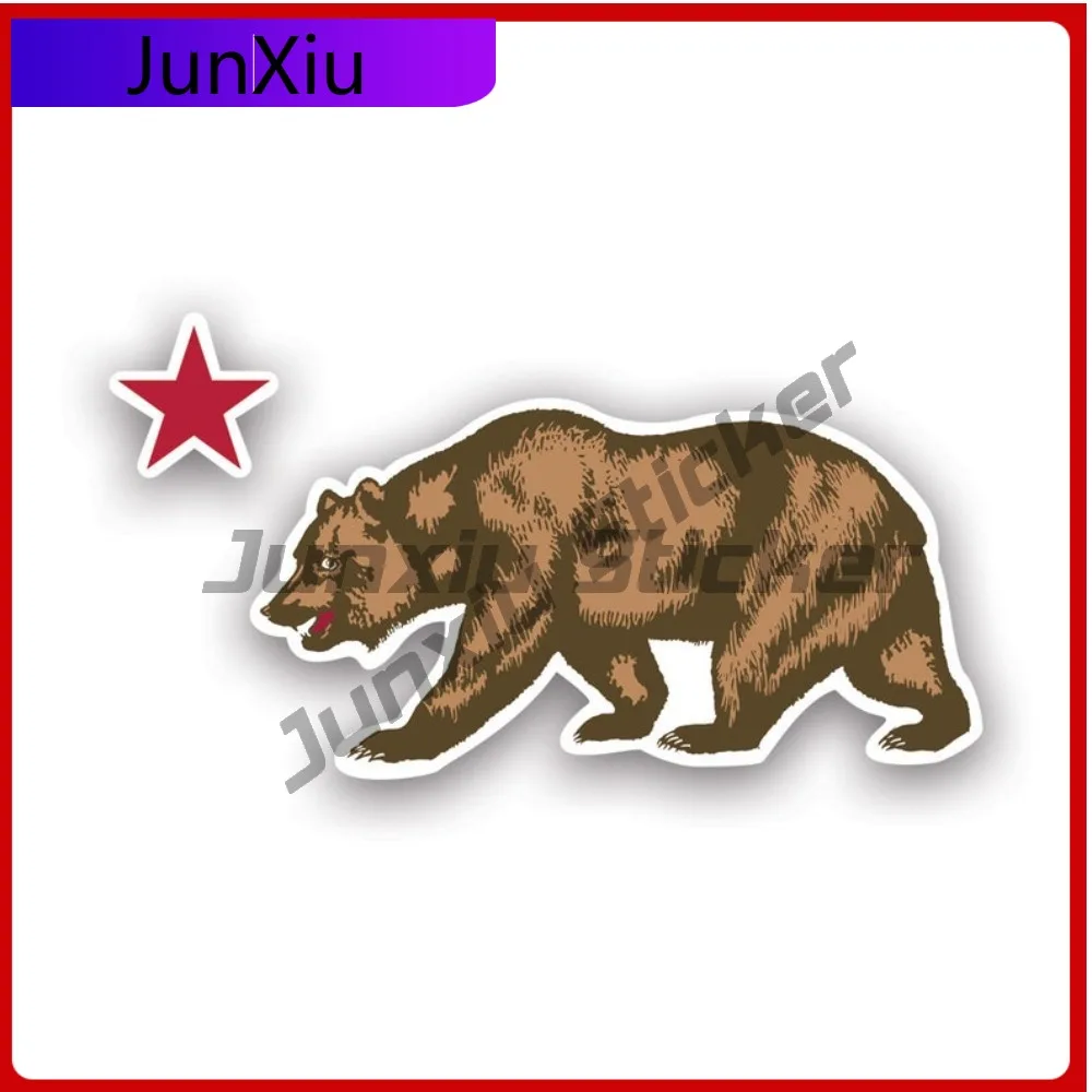 3D-наклейка «Республика Калифорния» с УФ-защитой: Калифорнийские наклейки для тех, кто родился и вырос в Калифорнии (Северная, Южная, Центральная), местные жители, выросшие в дикой природе.