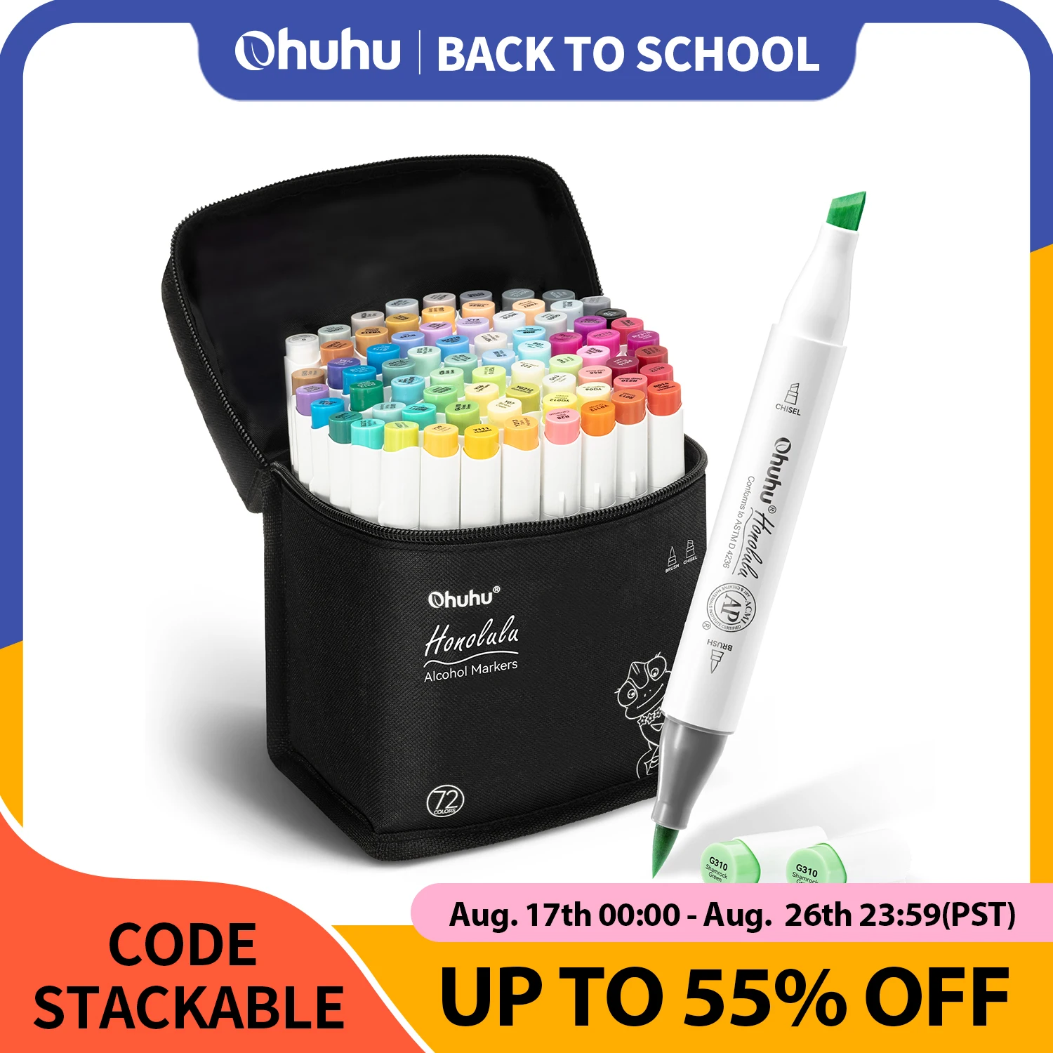 Copic Marker Sketch - Ohuhu Honolulu Marker Pen Set Color