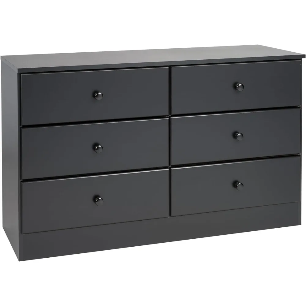 Astrid 6 Drawer Double Dresser For Bedroom, 16