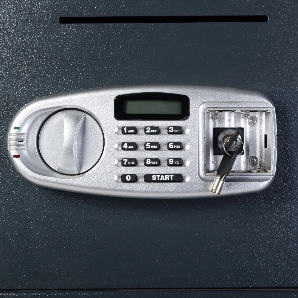 Double Door Digital Safe Depository Drop Box Safes Cash Office Security