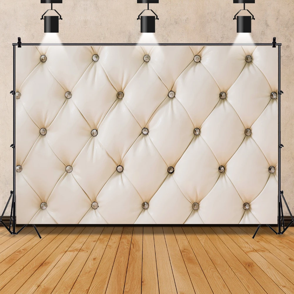 Headboard Backdrops For Photography Surface Bed Diamond Sofa Party Home Decor Pattern Photographic Backgrounds For Photo Studio