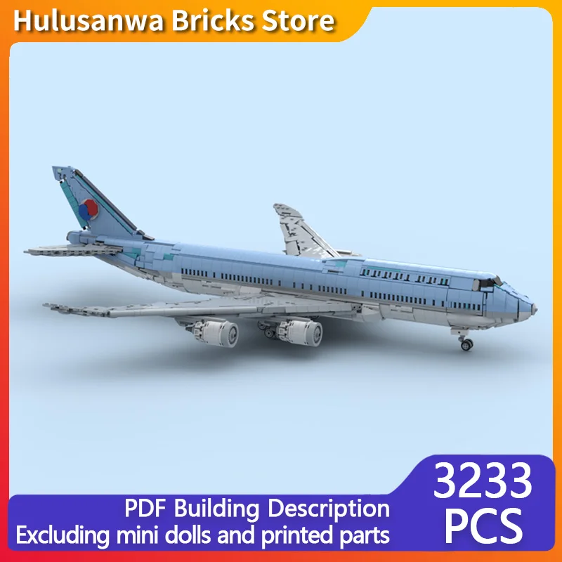 

Модель пассажирского самолета 747-8I, конструктор MOC, военная техника, модульные технологичные подарки, праздничный набор для сборки, детские игрушки