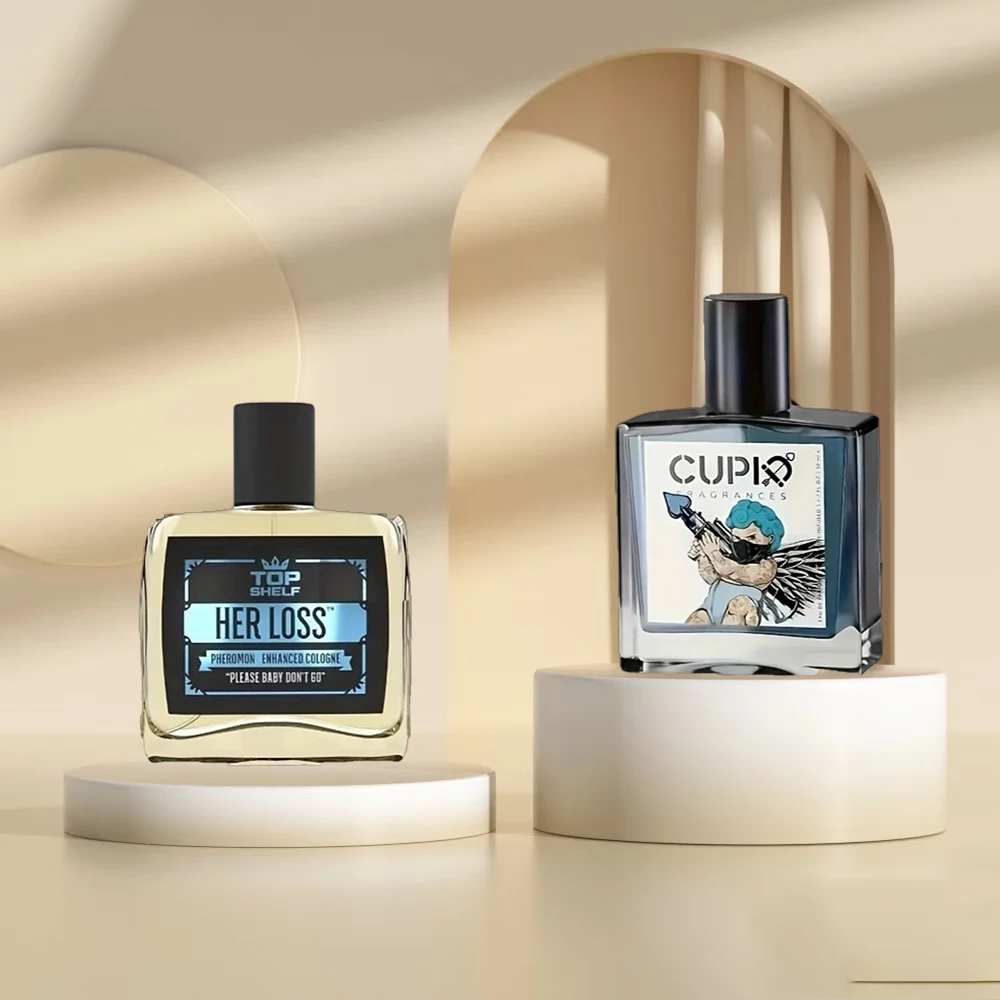 قطعتان من رذاذ عطر كولونيا للرجال - فقدانها + كوبلد، 1.7 أونصة + 1.7 أونصة، عطر مثالي للرجال، مناسب لجميع أنواع البشرة، أفضل C #3