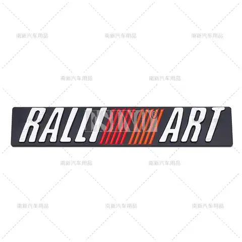 कार स्टाइलिंग 3D मेटल एल्युमीनियम मिश्र धातु प्रतीक कार बॉडी बैज स्टिकर डीकल ऑटो एक्सेसरी मित्सुबिशी रैलीआर्ट रैली आर्ट के लिए 10 best sales रैलीआर्ट - №1