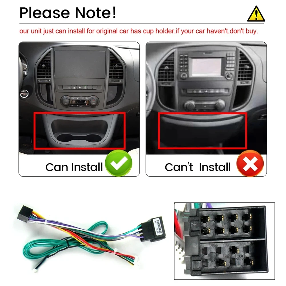 Car Radio Android 13 For Mercedes Benz Vito W447 2014-2021 9.7 inch  Car Navigation Video multimediale Touch Display Carplay CPU