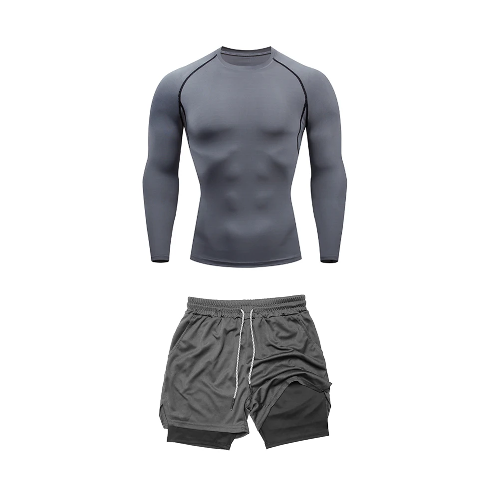 2024 neues Sommer-T-Shirt für Männer Hot Saling Mode atmungsaktive Herren Gym Gym Shorts schnell trocknende Rundhals strumpfhose Tops für Männer